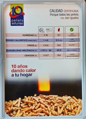 Pellet Asturias 2 Pellet de 144 sacos de 15 kg